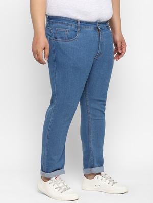 blue light washed denim jeans - 17620332 - Standard Image - 2