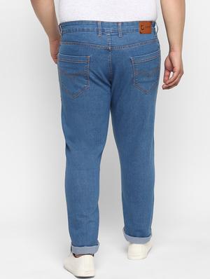 blue light washed denim jeans - 17620332 - Standard Image - 4