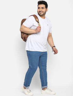 blue light washed denim jeans - 17620332 - Standard Image - 5