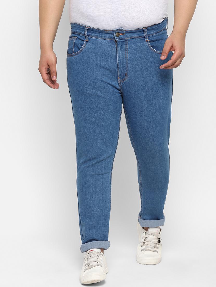 blue light washed denim jeans - 17620332 - Zoom Image - 1
