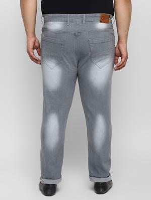 grey heavy washed denim jeans - 17620334 - Standard Image - 4