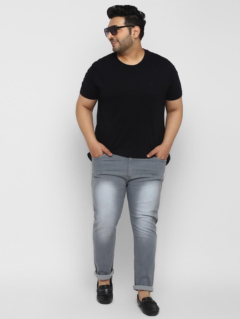 grey heavy washed denim jeans - 17620334 - Zoom Image - 5
