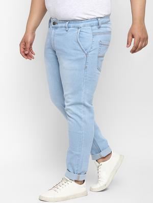light blue washed denim jeans - 17620336 - Standard Image - 2