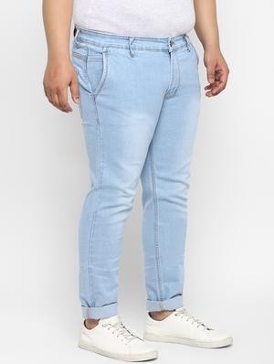 light blue washed denim jeans - 17620336 - Standard Image - 3