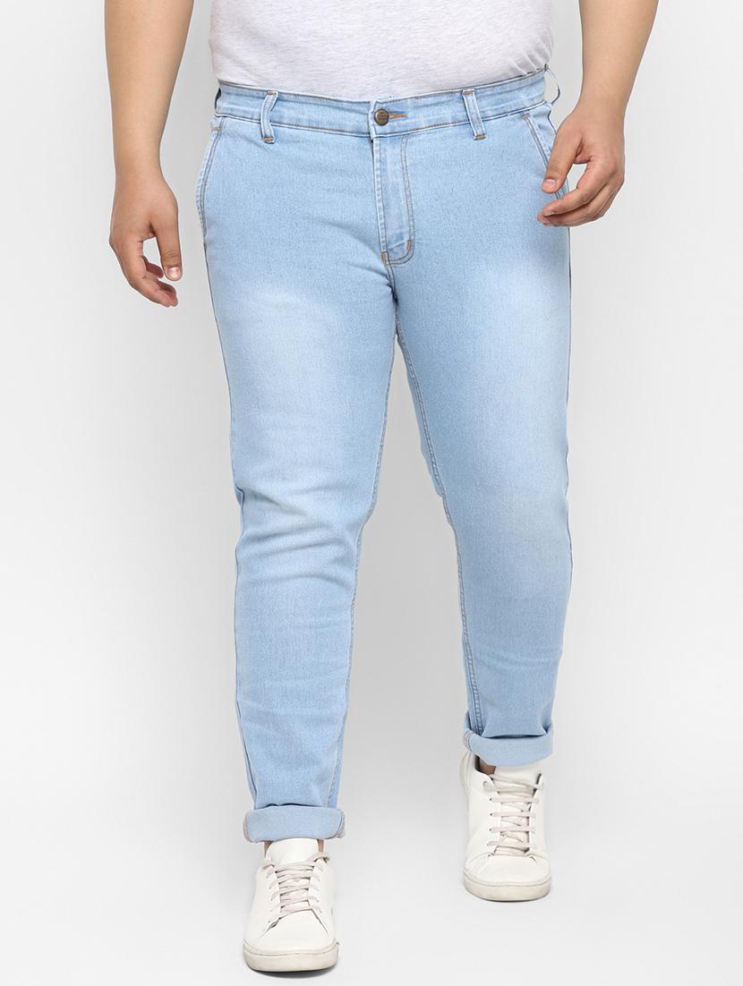 light blue washed denim jeans - 17620336 - Zoom Image - 1
