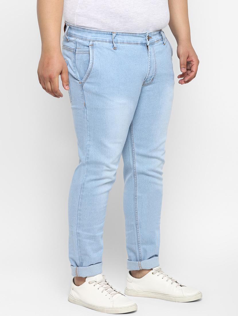light blue washed denim jeans - 17620336 - Zoom Image - 3