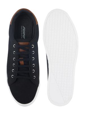 black mesh & synthetic lace up sneakers - 17620423 - Standard Image - 5