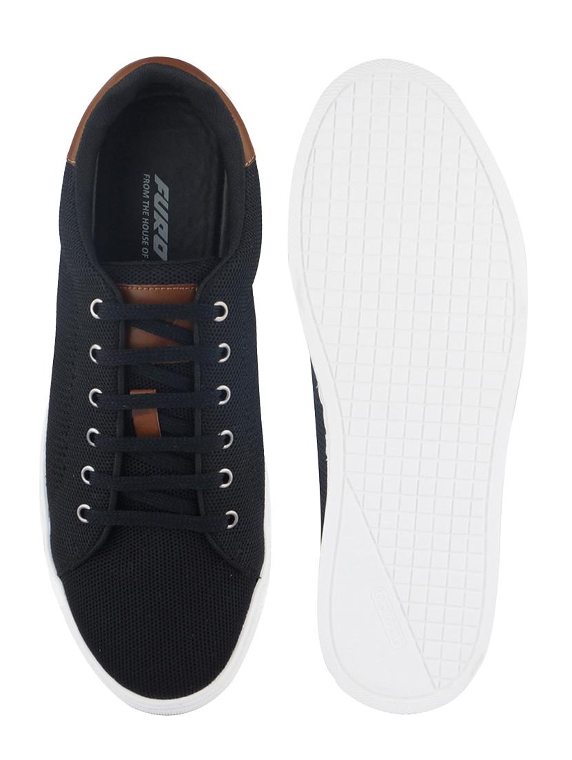 black mesh & synthetic lace up sneakers - 17620423 - Zoom Image - 5