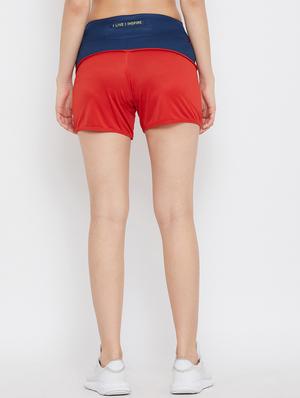 color block sports shorts - 17620465 - Standard Image - 2