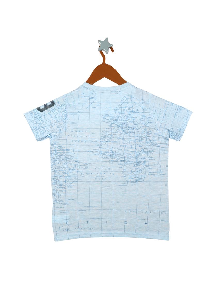 blue cotton tshirt - 17620551 - Zoom Image - 2