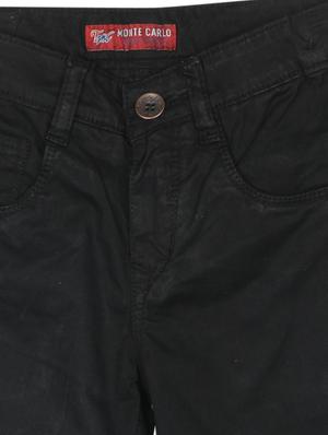 black cotton blend casual trouser - 17620576 - Standard Image - 3