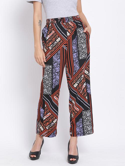 high rise wide leg trouser - 17620607 - Standard Image - 1