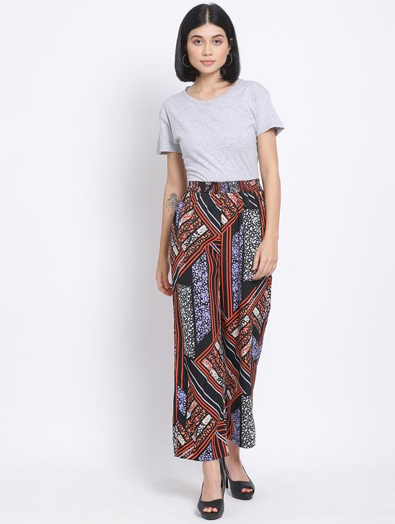 high rise wide leg trouser - 17620607 - Zoom Image - 4