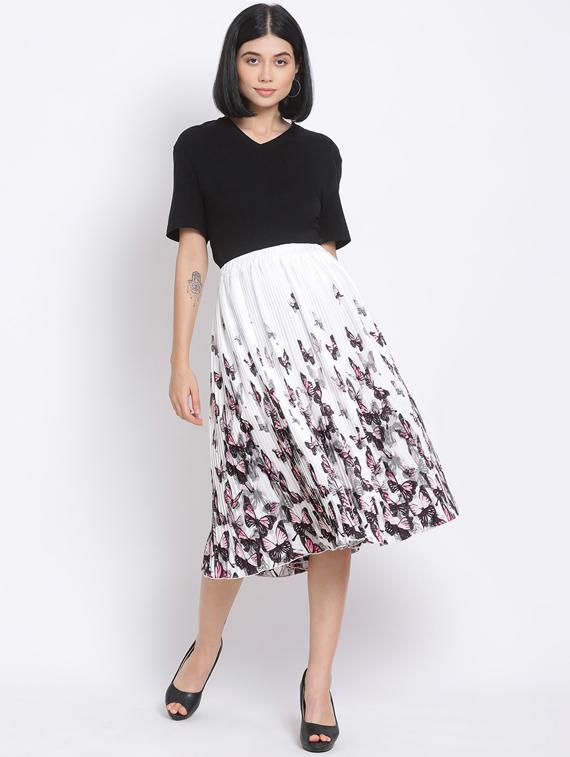 high rise a-line skirt - 17620608 - Zoom Image - 4