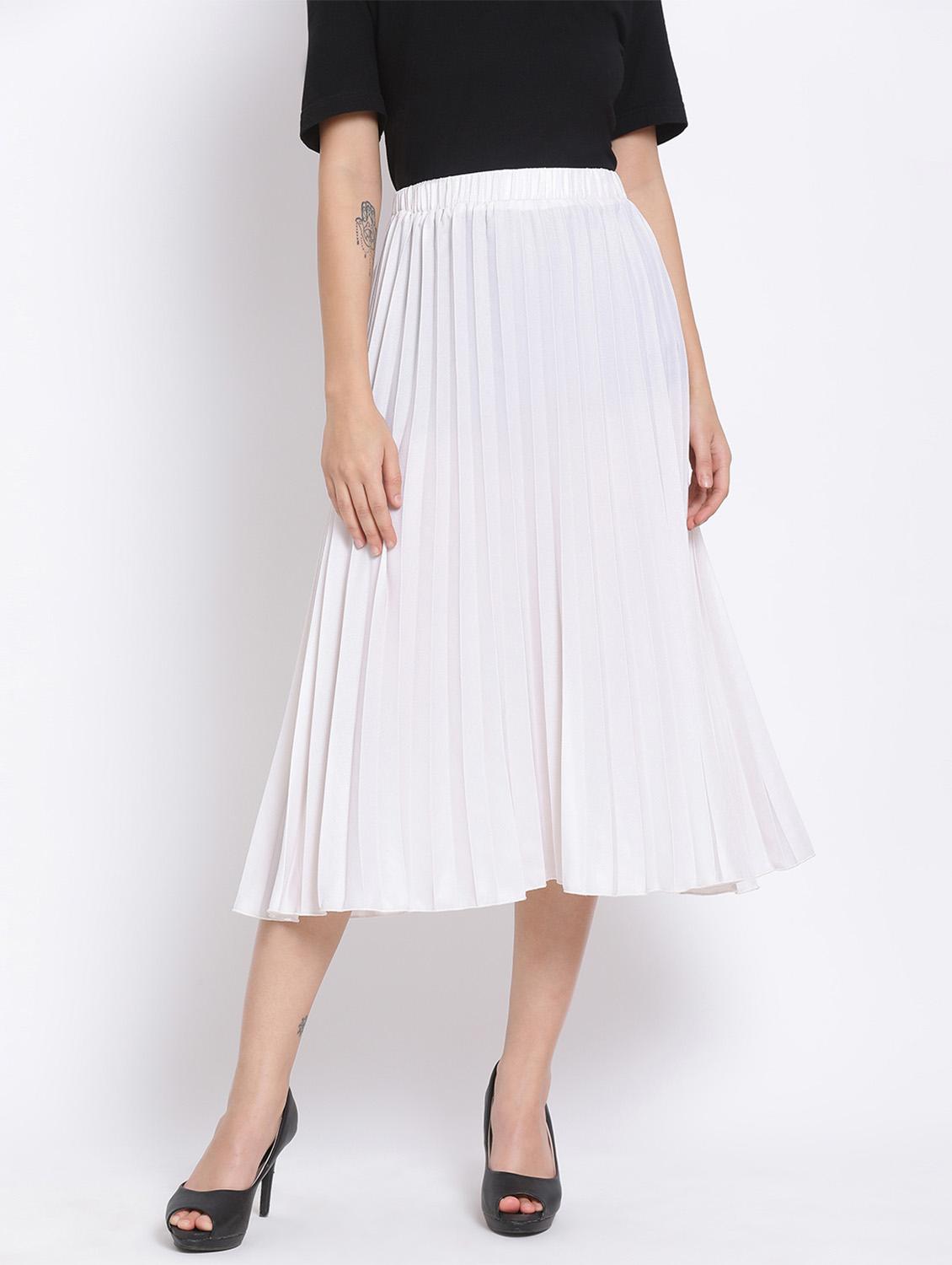 high rise pleated skirt - 17620609 - Zoom Image - 1