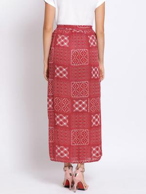 high rise maxi skirt - 17620610 - Standard Image - 3