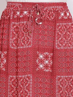 high rise maxi skirt - 17620610 - Standard Image - 5