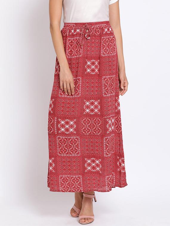 high rise maxi skirt - 17620610 - Zoom Image - 1
