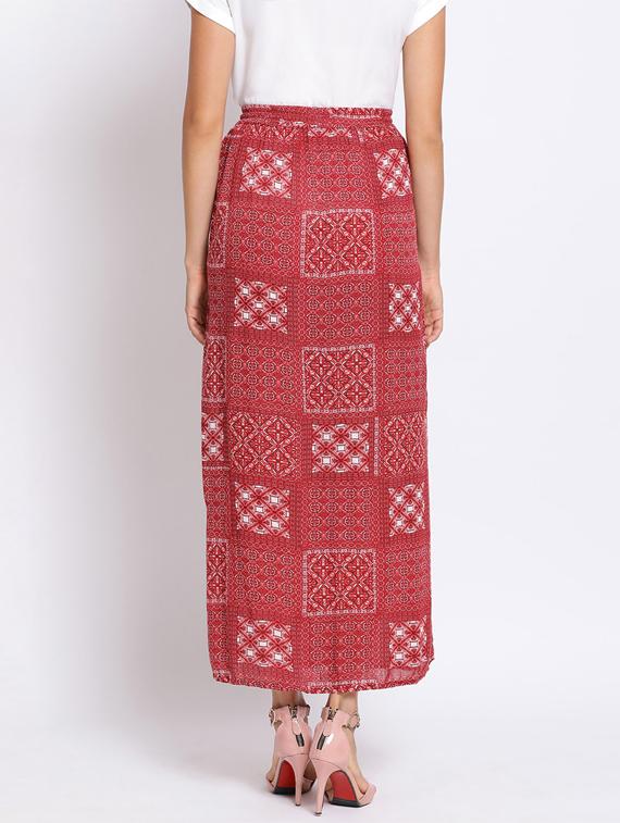 high rise maxi skirt - 17620610 - Zoom Image - 3