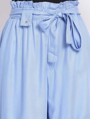 paper bag waist regular shorts - 17620614 - Standard Image - 5