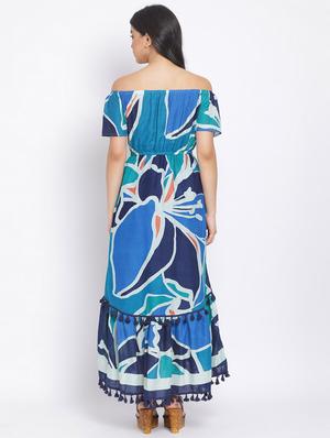 off shoulder maxi dress - 17620624 - Standard Image - 3
