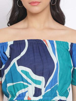 off shoulder maxi dress - 17620624 - Standard Image - 4