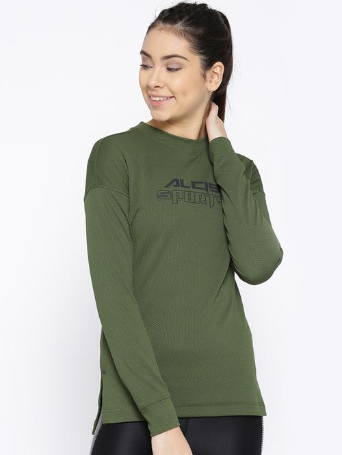 round neck solid sweatshirt - 17620711 - Standard Image - 1
