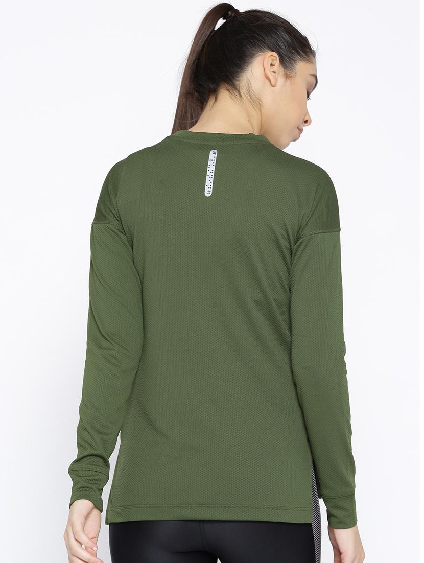 round neck solid sweatshirt - 17620711 - Zoom Image - 3