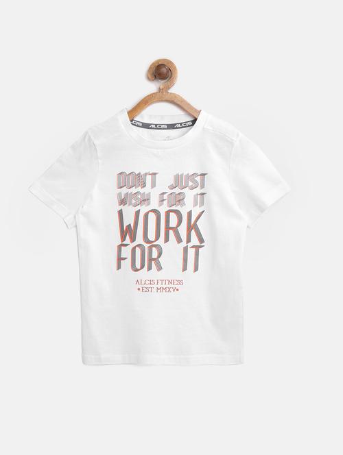 white cotton tshirt - 17620789 - Standard Image - 1