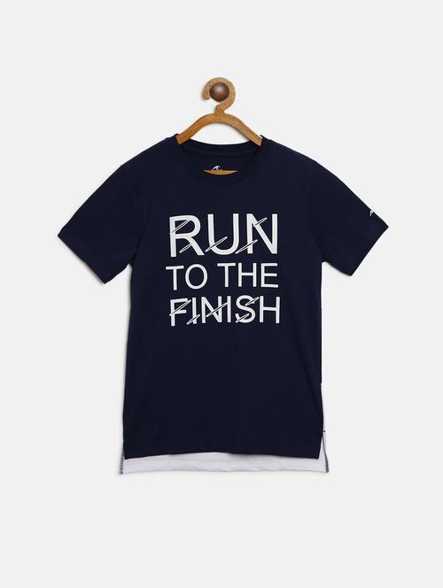 navy blue cotton tshirt - 17620798 - Standard Image - 1
