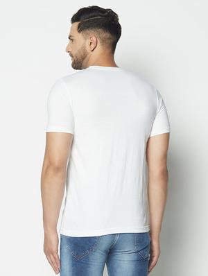 white solid pocket t-shirt - 17620968 - Standard Image - 3