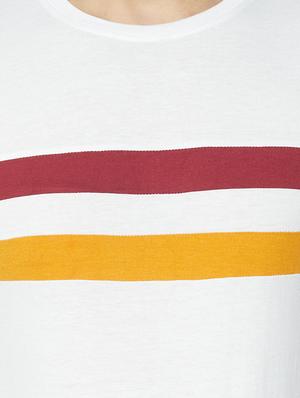 white taped t-shirt - 17620973 - Standard Image - 5