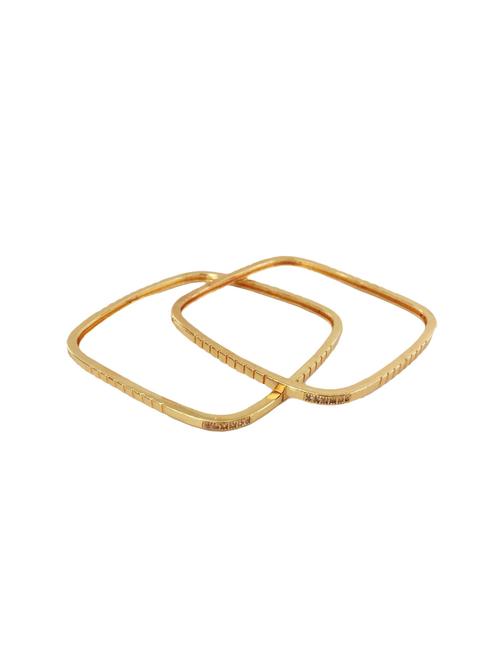 gold brass bangle - 17621005 - Standard Image - 1