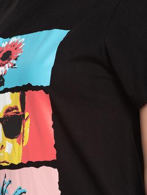 round neck graphic tee - 17621292 - Standard Image - 5