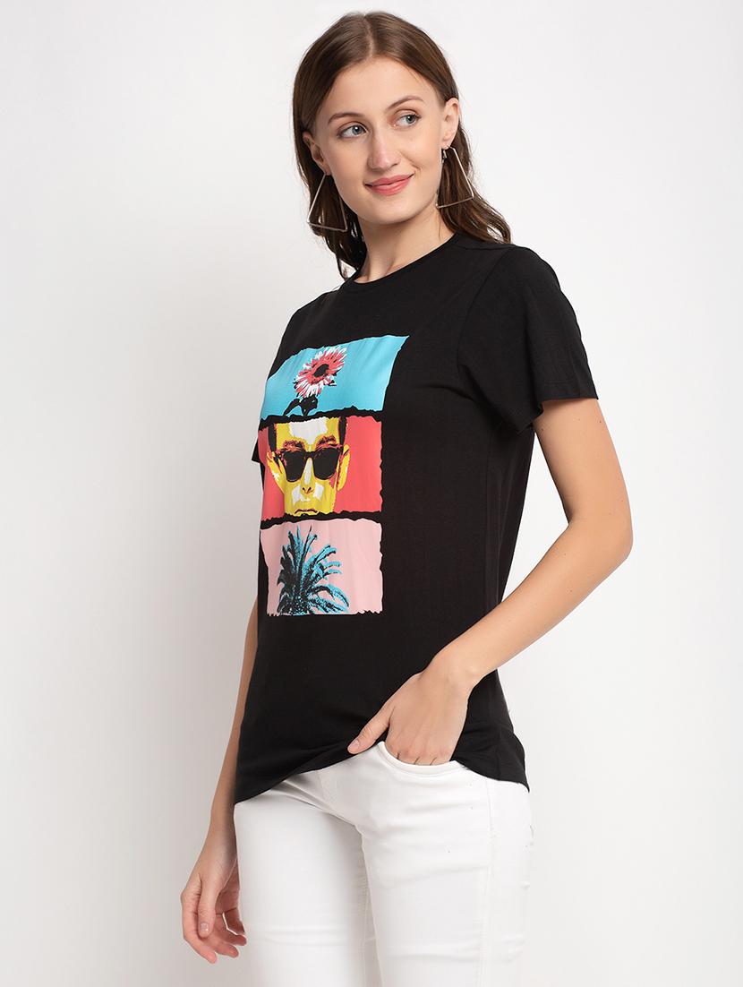 round neck graphic tee - 17621292 - Zoom Image - 2