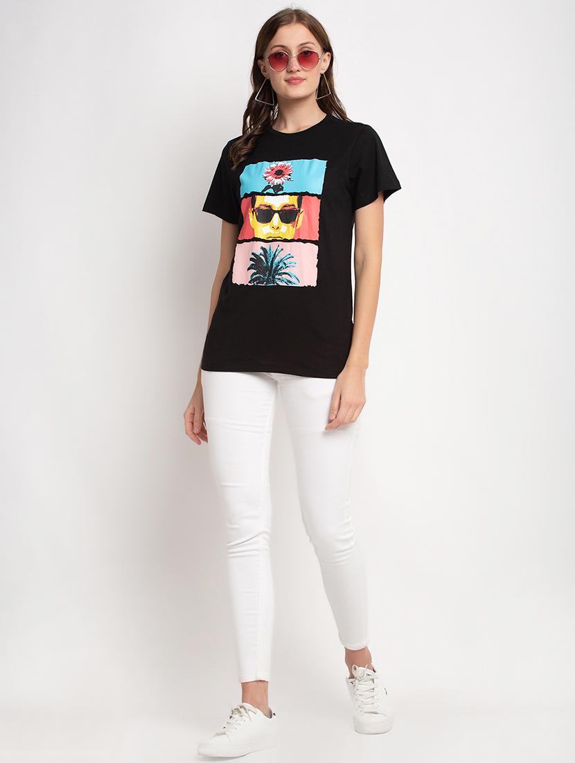 round neck graphic tee - 17621292 - Zoom Image - 4