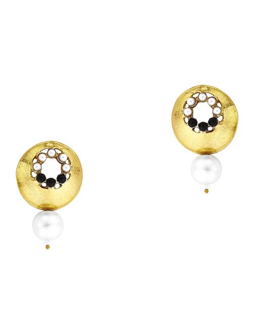 black metal drop earring - 17621461 - Standard Image - 1