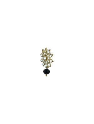 black metal drop earring - 17621712 - Standard Image - 2