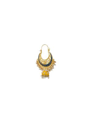 multi colored metal chandballi earring - 17622060 - Standard Image - 2