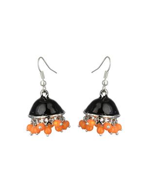 multi colored metal jhumka earring - 17622365 - Standard Image - 2