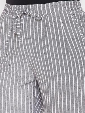 high rise flat front trouser - 17622425 - Standard Image - 5