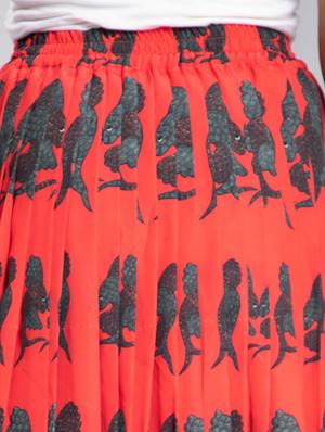 high rise pleated skirt - 17622665 - Standard Image - 5