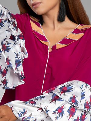 peter pan neck solid top - 17622677 - Standard Image - 3