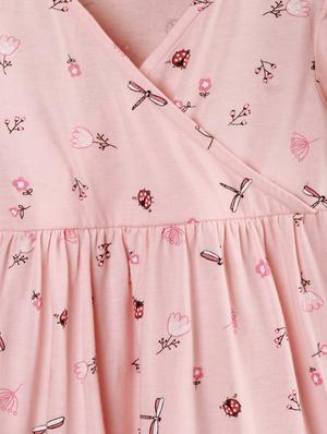 pink cotton frock - 17622824 - Standard Image - 3