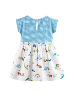blue cotton frock - 17622831 - Standard Image - 2