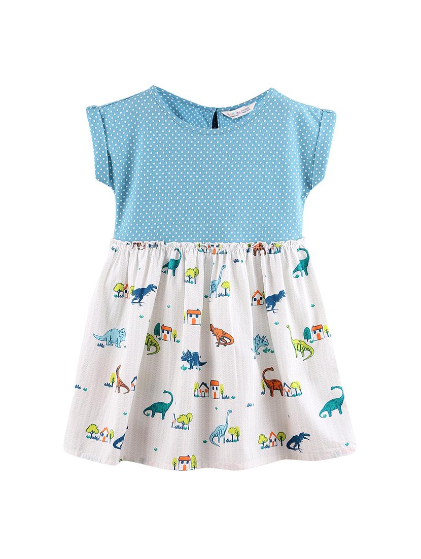 blue cotton frock - 17622831 - Zoom Image - 1