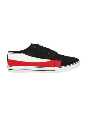 black canvas lace up sneakers - 17622906 - Standard Image - 2