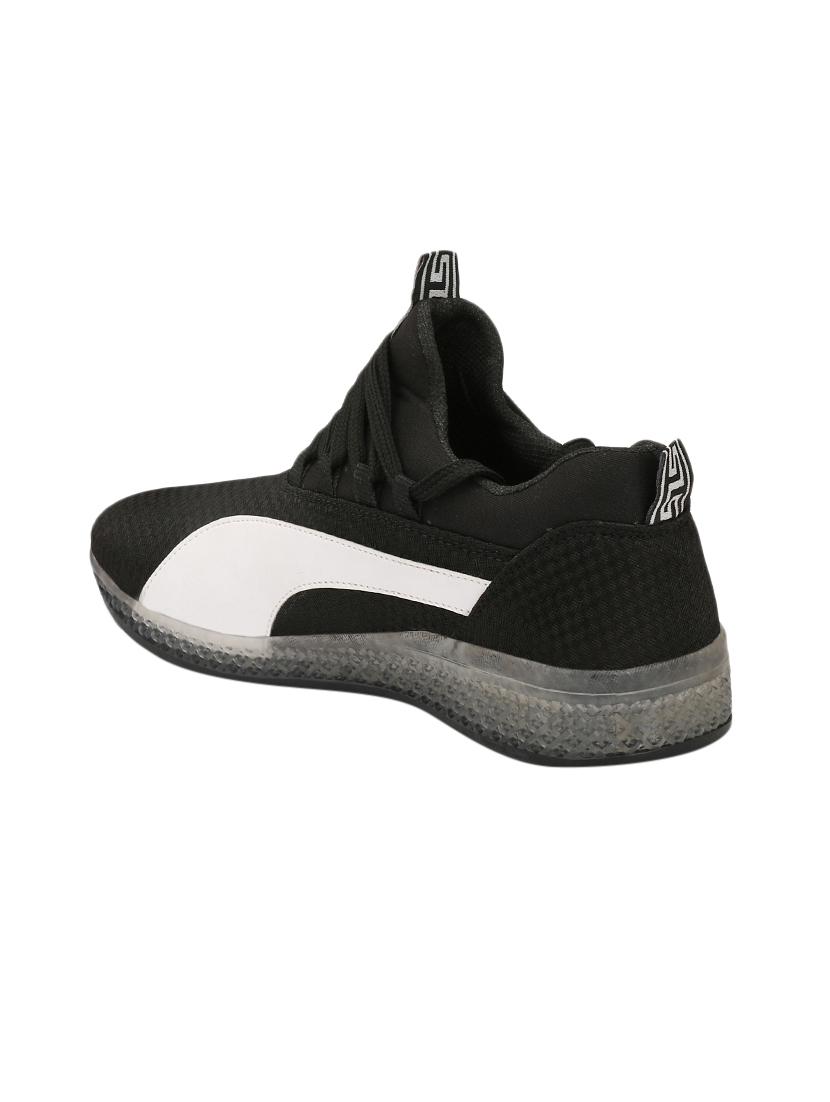 black canvas lace up sneakers - 17622911 - Zoom Image - 3
