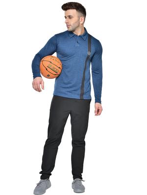 blue printed polo t-shirt - 17623095 - Standard Image - 4