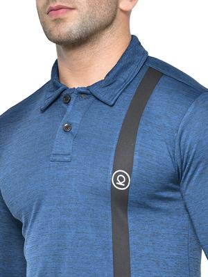 blue printed polo t-shirt - 17623095 - Standard Image - 5